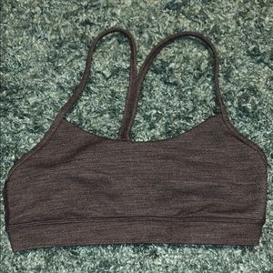 Lululemon grey sports bra